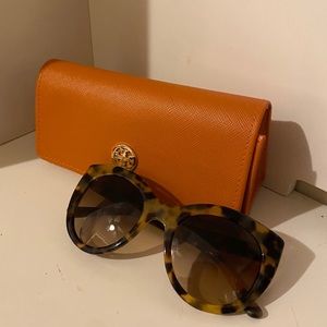 Tory Burch - Cat Eye Tortoise Shell Sunglasses